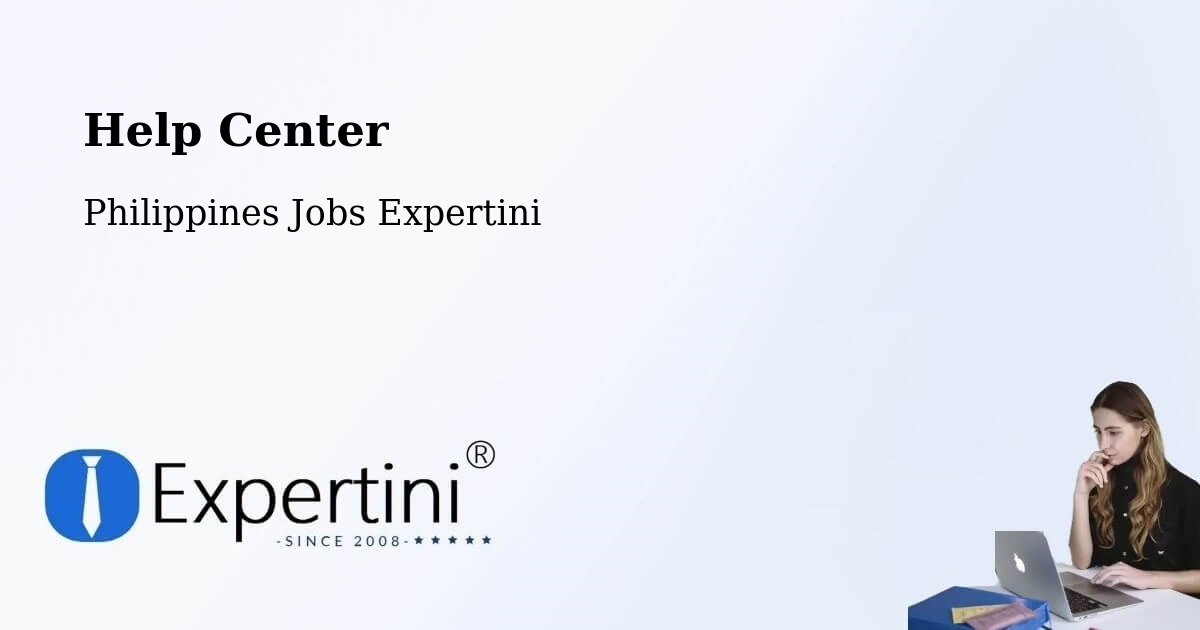 Help Center – Maputi - Philippines Jobs Expertini