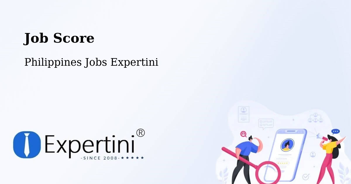 Job Score - Philippines Jobs Expertini