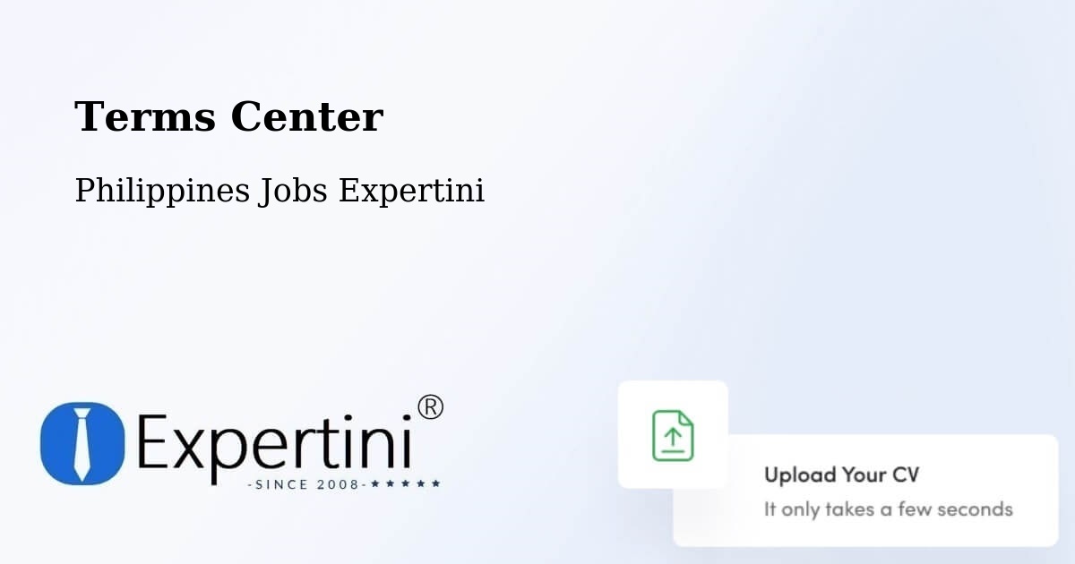 Terms of Service – Maputi - Philippines Jobs Expertini